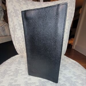 Bvlgari Black Textured Wallet